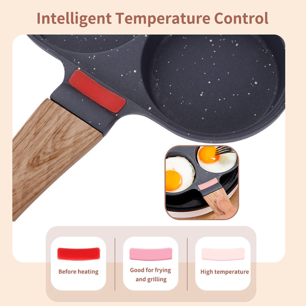 Non Stick 4-Cup Egg Frying Pan - Mini Pancake Griddle recension och pris