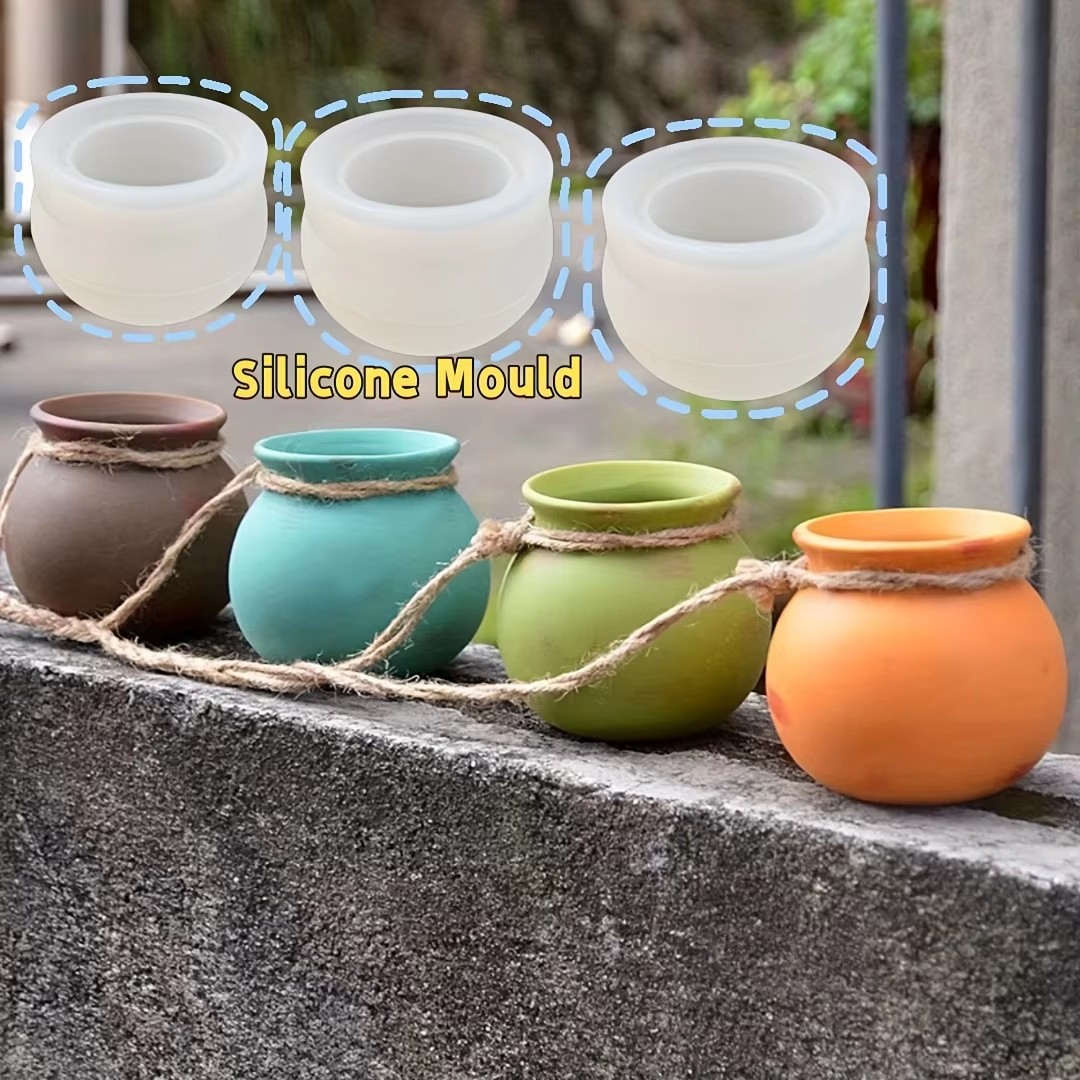 Silicone Flower Pot Molds, Res - Potsticker Mold recension och pris