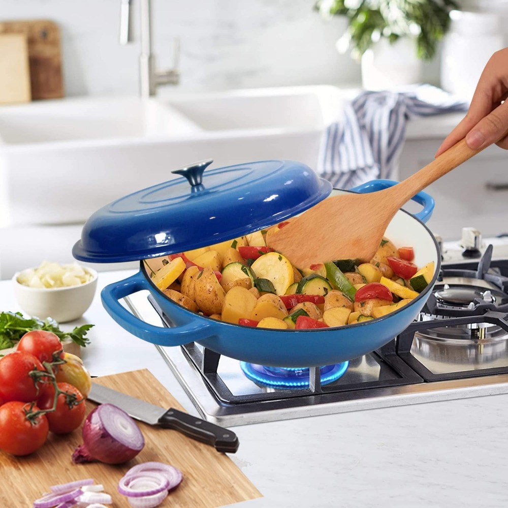 4.5L Dutch Oven Soup Pot Cast  - Cast Iron Corn recension och pris