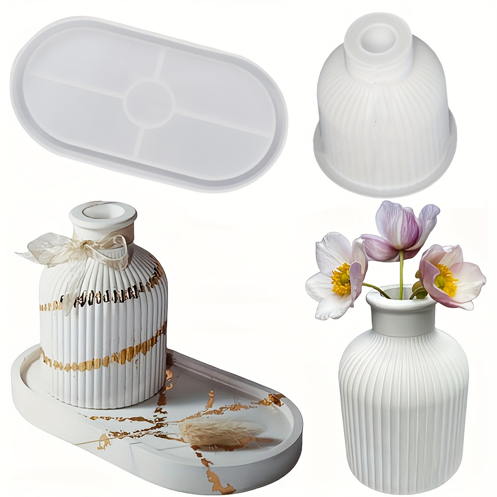 1/2pcs Vase Tray Silicone Mold - Potsticker Mold recension och pris