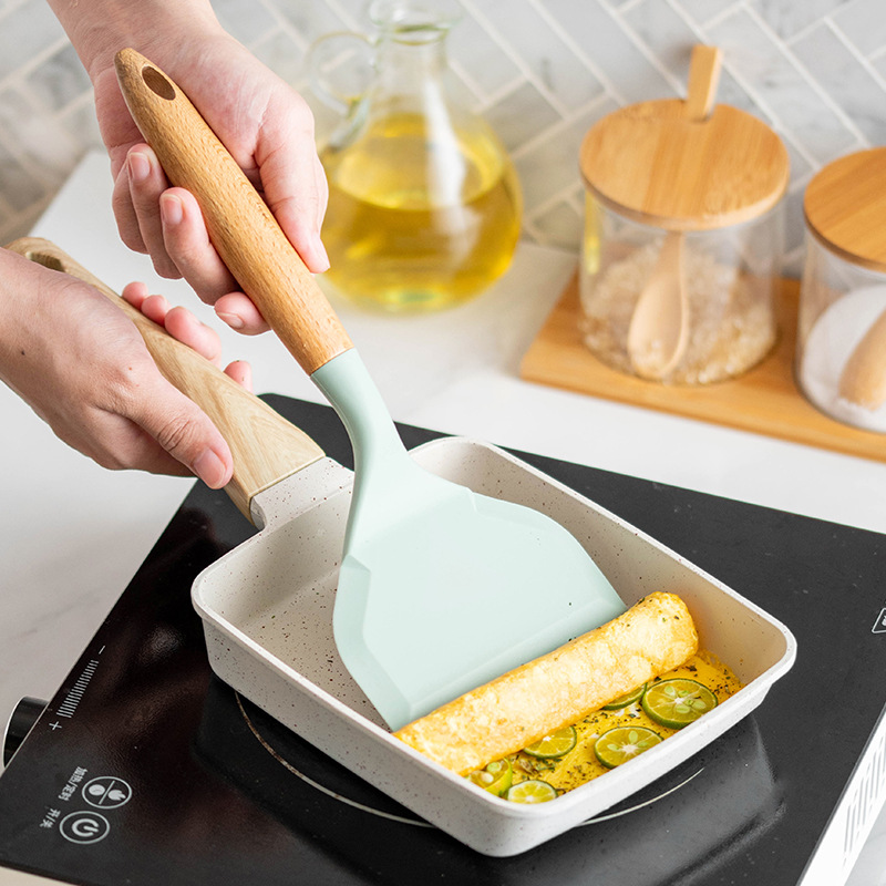 Food Grade Silicone Cooking Ut - Okonomiyaki Spatula recension och pris
