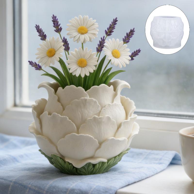 3D Handmade Peony Flower Pot S - Potsticker Mold recension och pris